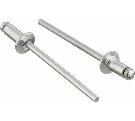 Заклепка ОПМ ISO 15979 тяговая, d6x12 St/St с плоской головкой, 250 шт. УТ000014147