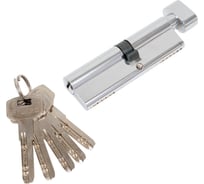 Цилиндровый механизм с вертушкой Fuaro 200 ZM 100 mm /50+10+40/ CP хром, 5 кл. 42727