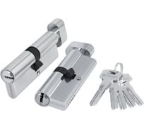 Цилиндровый механизм с вертушкой Fuaro 200 ZM 80 mm /40+10+30/ CP хром, 5 кл. 42721