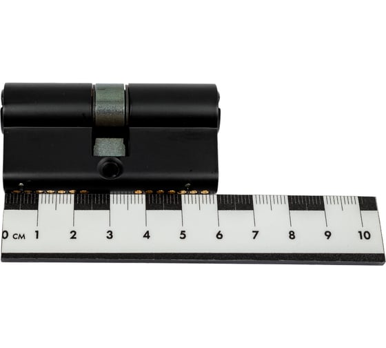 Цилиндровый механизм Fuaro D-PRO500/60 mm /25+10+25/ BL черный, 5 кл. 42509