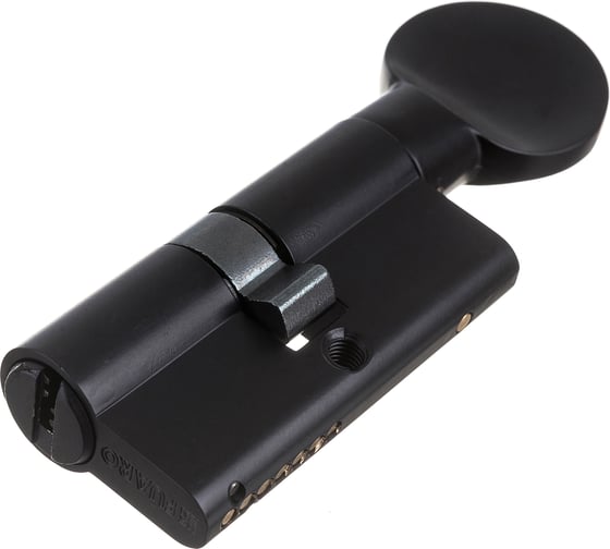 Цилиндровый механизм Fuaro D-PRO502/60 mm /25+10+25/ BL черный, 5 кл. 42511