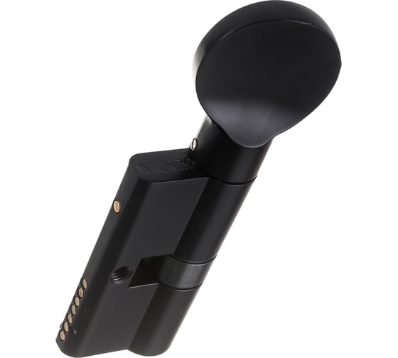 Цилиндровый механизм Fuaro D-PRO502/60 mm /25+10+25/ BL черный, 5 кл. 42511