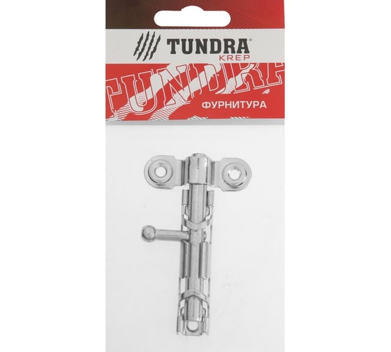 Накладная задвижка TUNDRA ЗТ-1 Ц.Д, покрытие цинк, 1 шт. 5299302