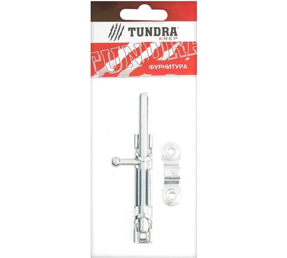 Накладная задвижка TUNDRA ЗТ Ц.Д, покрытие цинк, 1 шт. 5299306