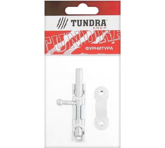 Накладная задвижка TUNDRA ЗТ-1, Ц.Д., покрытие полимер, 1 шт. 5299314