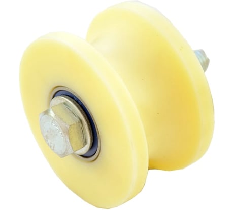 Ролик для ворот Rolik-Opt капролон, d.70 мм, под трубу d.3/4" К2707