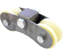 Роликовая каретка Rolik-Opt капролон, d.70 мм, под угол К7004