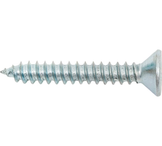 Саморез ZAMETAL 4,8x32 с потайн. гол., крест шлиц, DIN 7982, оц., 1000 шт ZA081160 1