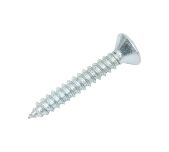 Саморез ZAMETAL 4,8x32 с потайн. гол., крест шлиц, DIN 7982, оц., 1000 шт ZA081160