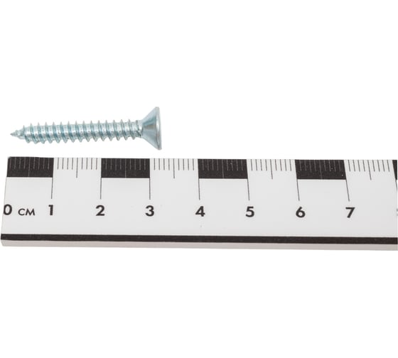 Саморез ZAMETAL 4,8x32 с потайн. гол., крест шлиц, DIN 7982, оц., 1000 шт ZA081160
