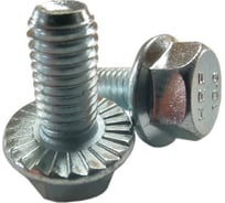 Болт Море-Метизов DIN 6921, класс прочности 10.9, цинк, с нас., М14x1,5x50 мм, 2 шт. BOLT6921М141550СN2М