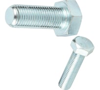 Болт Море-Метизов DIN 933, класс прочности 5.8, цинк, М10x30 мм, 10 шт. BOLT93358М1030С10М