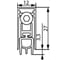 Уплотнитель пороговый ELEMENTIS длина 820 мм, в паз 12x27 м ROSW820MP 2