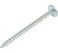 Саморез пресс-шайба Квадра острый конец, 4.2x51, цинк, кoр. 100 шт. 420511550100