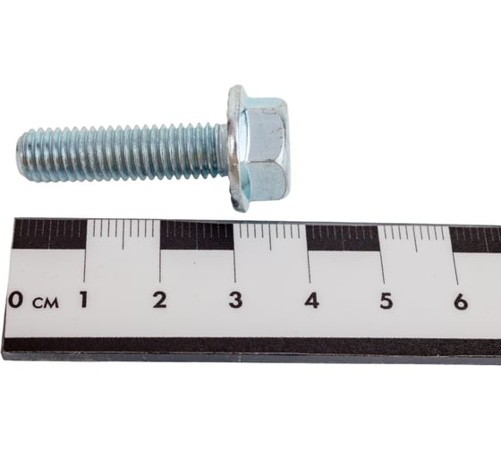 Болт с фланцем ZAMETAL 8x30 пр. 10.9, DIN 6921, оц., с насеч. 220 шт ZA082655