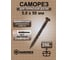 Саморез для террасной доски HARDWEX ТМ HWX-GD-SP-5.0 х 50 мм, H3T20, BROWN E-COAT, 250 шт. 5190040934375 4