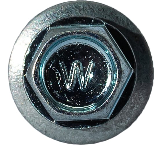 Саморез кровельный по металлу HARDWEX ТМ HWX7-W-P9-6.3 х 38 мм, №3, цинк, 150 шт. 5190040934405