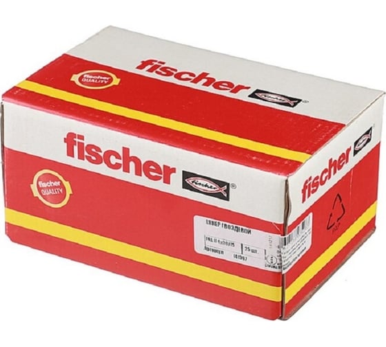 Гвоздевой анкер Fischer FNA II 6x30/75 25 шт. коробка 141397