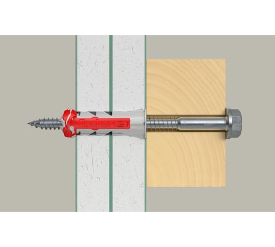 Дюбель Fischer DUOPOWER 10x50 ШУР_4ШТ 534999