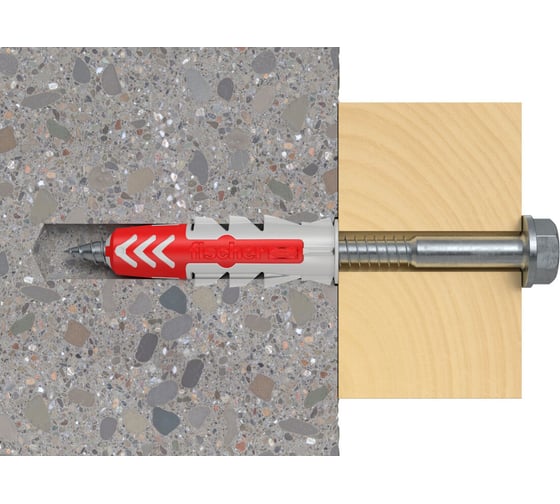 Дюбель Fischer DUOPOWER 10x50 ШУР_4ШТ 534999