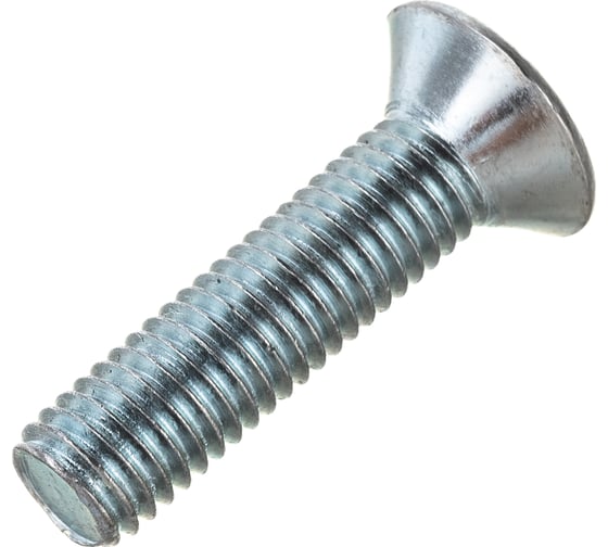 Винт ZAMETAL М10х40 пр. 8.8, с пот. гол., в/ш, DIN 7991, оц., 100 шт ZA516145