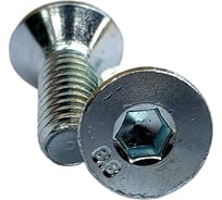 Винт ZAMETAL М5х18 пр. 8.8, с пот. гол., в/ш, DIN 7991, оц., 500 шт ZA515636