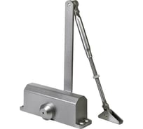 Дверной доводчик RUCETTI DC-1 SILVER для двери 40-65 кг, цвет серебро 9010942