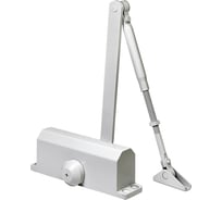 Дверной доводчик RUCETTI DC-1 WHITE для двери 40-65 кг, цвет белый 9010943