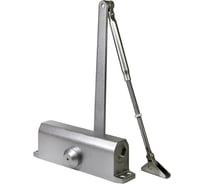 Дверной доводчик RUCETTI DC-3 SILVER для двери 80-120 кг, цвет серебро 9010948