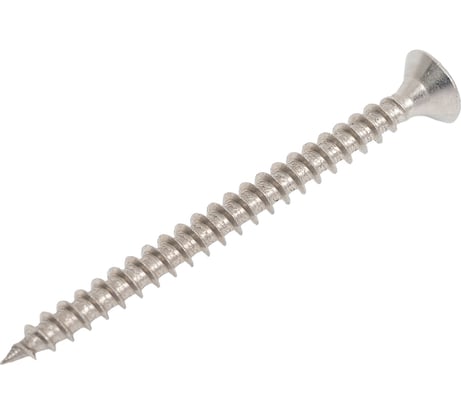 Саморез универсальный Партнер 4,0x50 мм, А2, нерж., с потайной головкой, 4 шт. 934160