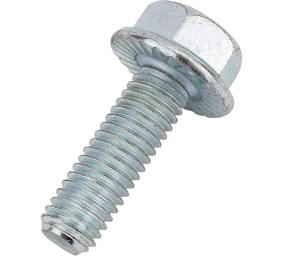 Болт с фланцем ZAMETAL 8x25 пр. 10.9, DIN 6921, оц., с насеч. 250 шт ZA082648