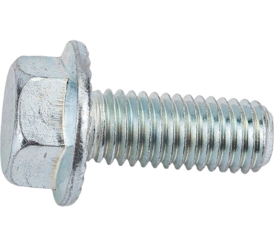 Болт с фланцем ZAMETAL 10x25 пр. 10.9, DIN 6921, оц., с насеч. 180 шт ZA082730