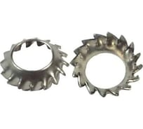 Шайба стопорная ЦКИ DIN6798 V М10 зубчатая Ц 10 шт 680500733