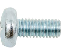 Винт ZAMETAL М6х14 полукруг. гол., DIN 7985, оц., 500 шт ZA512901