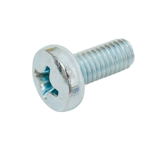 Винт ZAMETAL М6х14 полукруг. гол., DIN 7985, оц., 500 шт ZA512901