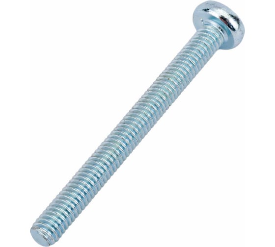 Винт ZAMETAL М4х40 полукруг. гол., DIN 7985, оц., 500 шт ZA512604