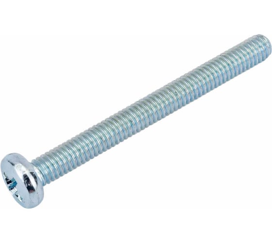 Винт ZAMETAL М4х40 полукруг. гол., DIN 7985, оц., 500 шт ZA512604