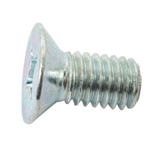 Винт ZAMETAL М6х12 потайн. гол., DIN 965, оц., 500 шт ZA513625