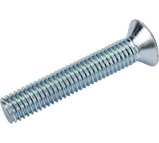 Винт ZAMETAL М8х45 потайн. гол., DIN 965, оц., 100 шт ZA513816