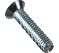 Винт ZAMETAL М4х18 потайн. гол., DIN 965, оц., 1000 шт ZA513410