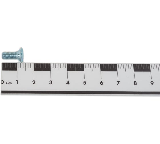 Винт ZAMETAL М5х12 потайн. гол., DIN 965, оц., 1000 шт ZA513502
