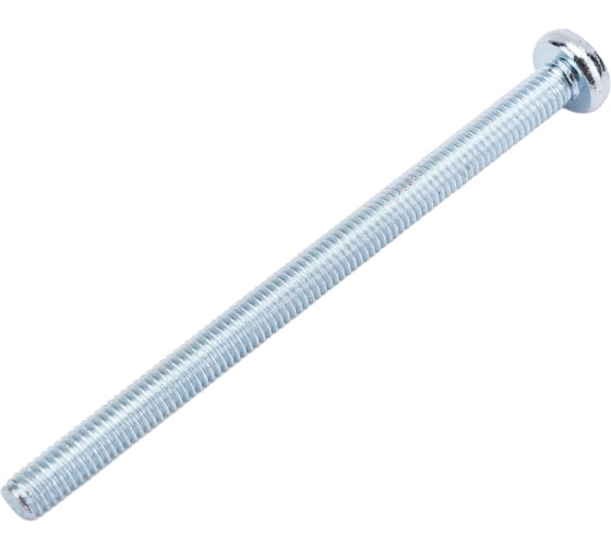 Винт ZAMETAL М6х90 полукруг. гол., DIN 7985, оц., 200 шт ZA513069 1