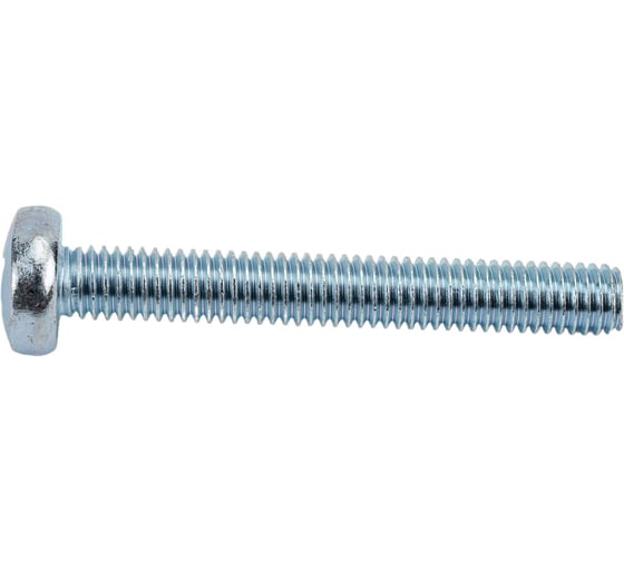 Винт ZAMETAL М6х45 полукруг. гол., DIN 7985, оц., 200 шт ZA512994