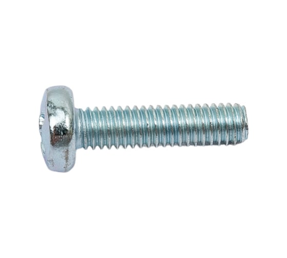 Винт ZAMETAL М4х16 полукруг. гол., DIN 7985, оц., 1000 шт ZA512536