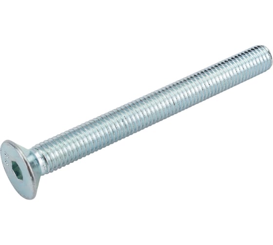 Винт ZAMETAL М10х100 пр. 8.8, с пот. гол., в/ш, DIN 7991, оц., 50 шт ZA516237