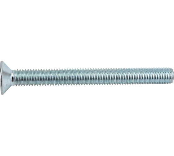 Винт ZAMETAL М10х100 пр. 8.8, с пот. гол., в/ш, DIN 7991, оц., 50 шт ZA516237