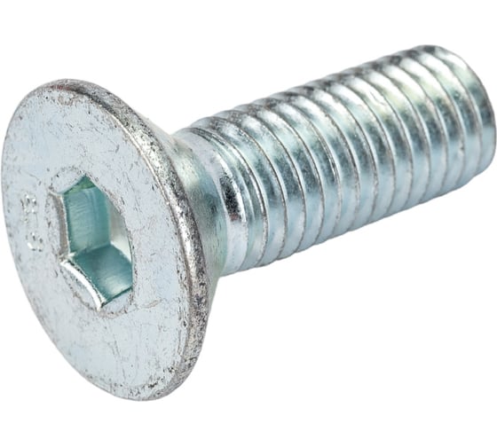 Винт ZAMETAL М12х35 пр. 8.8, с пот. гол., в/ш, DIN 7991, оц., 50 шт ZA516275