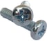 Винт ZAMETAL М4х45 полукруг. гол., DIN 7985, оц., 500 шт ZA512611 1