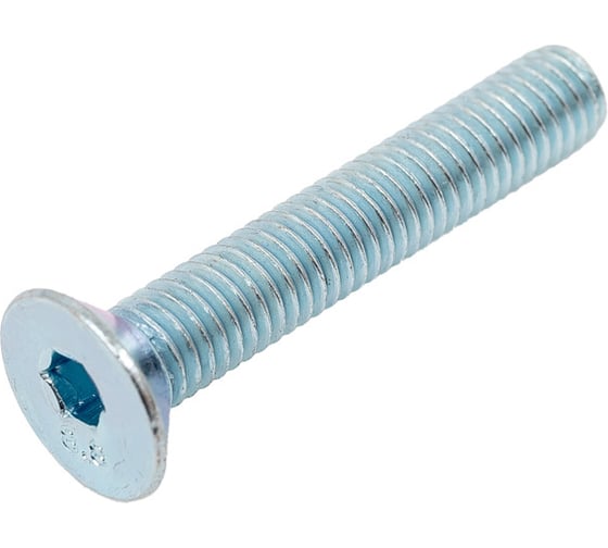 Винт ZAMETAL М5х30 пр. 8.8, с пот. гол., в/ш, DIN 7991, оц., 500 шт ZA515667