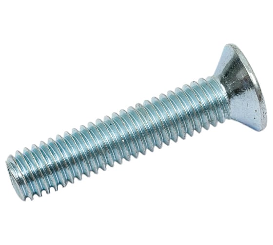Винт ZAMETAL М6х30 потайн. гол., DIN 965, оц., 200 шт ZA513670 1